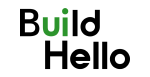 Build Hello logo for web design firm in Seattle with green UI lettering implying 'should I build my own website?'