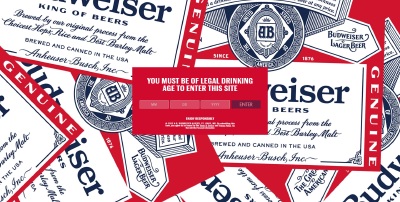 Budweiser website home page link, another reason to use Hugo SWG